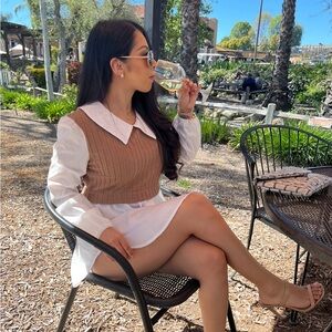 Classy and comfy I wore it with white shorts